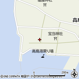 佐賀県唐津市高島668-1周辺の地図
