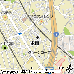 福岡県筑紫野市永岡1463周辺の地図