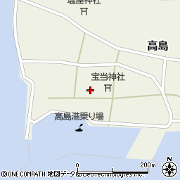 佐賀県唐津市高島634周辺の地図