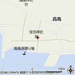 佐賀県唐津市高島508周辺の地図