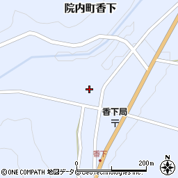 大分県宇佐市院内町香下556周辺の地図