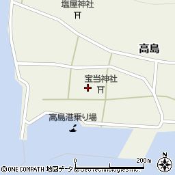 佐賀県唐津市高島631周辺の地図