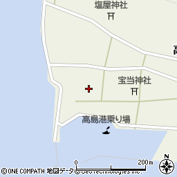 佐賀県唐津市高島707周辺の地図