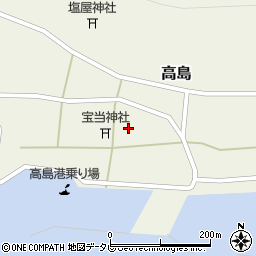 佐賀県唐津市高島452周辺の地図