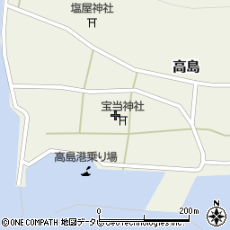 佐賀県唐津市高島604周辺の地図