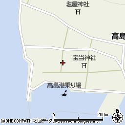 佐賀県唐津市高島666周辺の地図