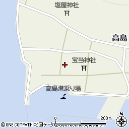 佐賀県唐津市高島653周辺の地図