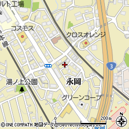 福岡県筑紫野市永岡1457周辺の地図