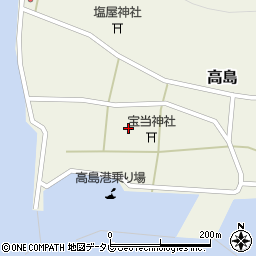 佐賀県唐津市高島626周辺の地図