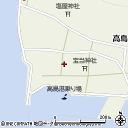 佐賀県唐津市高島665周辺の地図
