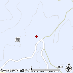 大分県宇佐市熊564周辺の地図