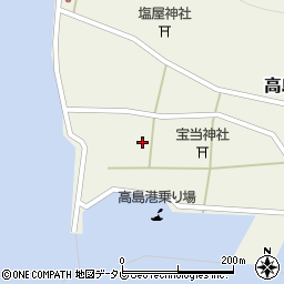 佐賀県唐津市高島711周辺の地図