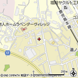 福岡県筑紫野市永岡1301周辺の地図