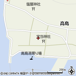 佐賀県唐津市高島630周辺の地図