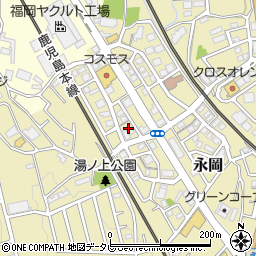 福岡県筑紫野市永岡1523周辺の地図