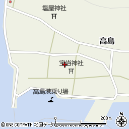 佐賀県唐津市高島620周辺の地図