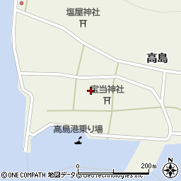 佐賀県唐津市高島628周辺の地図