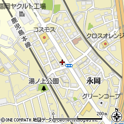 福岡県筑紫野市永岡1530周辺の地図