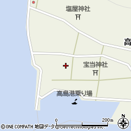 佐賀県唐津市高島712周辺の地図