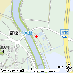 筑紫野市役所　常松浄水場周辺の地図