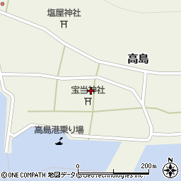 佐賀県唐津市高島528周辺の地図