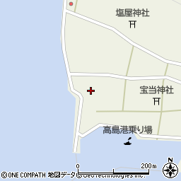 佐賀県唐津市高島727-2周辺の地図