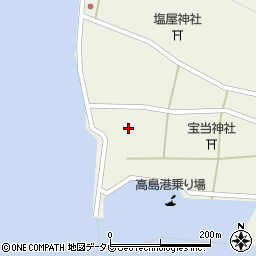 佐賀県唐津市高島722周辺の地図