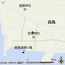 佐賀県唐津市高島600周辺の地図