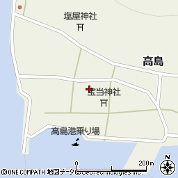 佐賀県唐津市高島623周辺の地図
