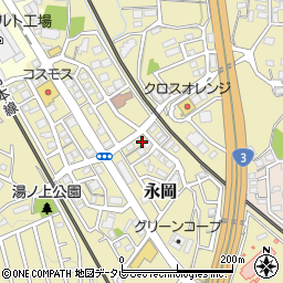 福岡県筑紫野市永岡1448周辺の地図