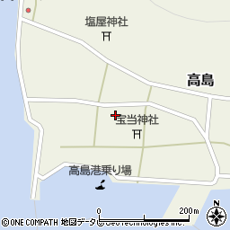佐賀県唐津市高島625周辺の地図