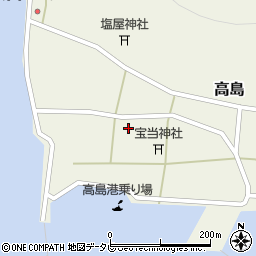 佐賀県唐津市高島659-1周辺の地図