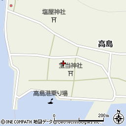 佐賀県唐津市高島629周辺の地図