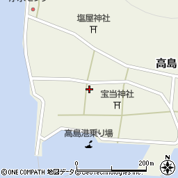 佐賀県唐津市高島660周辺の地図