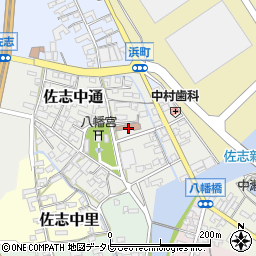 佐志区公民館周辺の地図