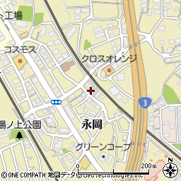 福岡県筑紫野市永岡1444周辺の地図