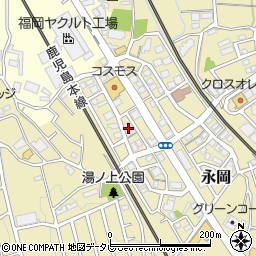 福岡県筑紫野市永岡1534周辺の地図