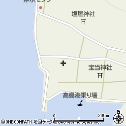 佐賀県唐津市高島720周辺の地図
