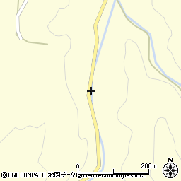 愛媛県大洲市平野町野田1569周辺の地図