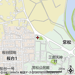 福岡県筑紫野市常松291周辺の地図