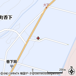 大分県宇佐市院内町香下661-1周辺の地図
