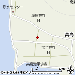 佐賀県唐津市高島542周辺の地図