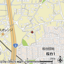福岡県筑紫野市永岡524周辺の地図