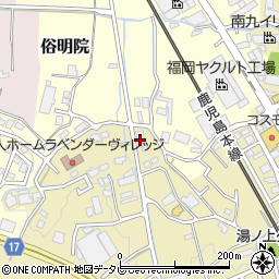 福岡県筑紫野市永岡1293周辺の地図