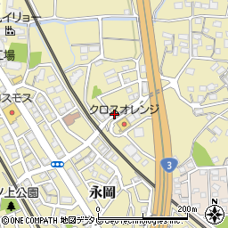 福岡県筑紫野市永岡668-44周辺の地図