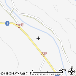 大分県中津市耶馬溪町大字大野735周辺の地図