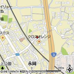 福岡県筑紫野市永岡668-45周辺の地図