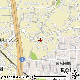 福岡県筑紫野市永岡523周辺の地図
