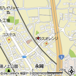 福岡県筑紫野市永岡668-32周辺の地図