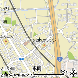 福岡県筑紫野市永岡668-38周辺の地図